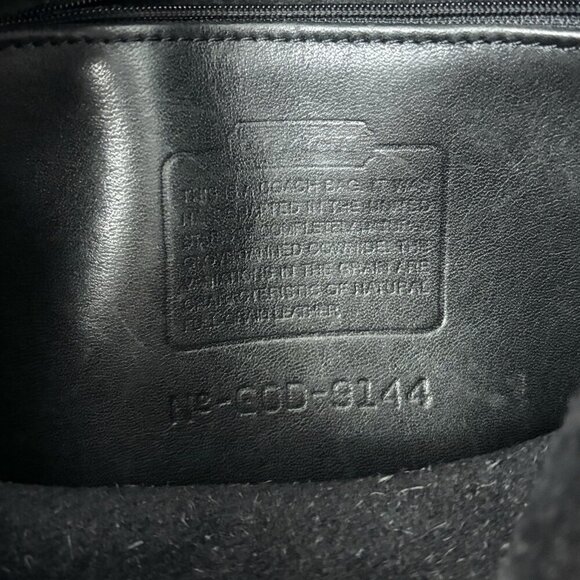 Coach Black Vintage Legacy Flap Bag Crossbody Leather Purse - Picture 13 of 14